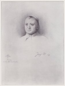 Pave Pius IX (litho) af Rudolf Lehmann