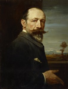 selvportræt af Rudolf Michael Kuppelmayr