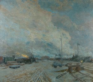 godsstation af Rudolf Quittner