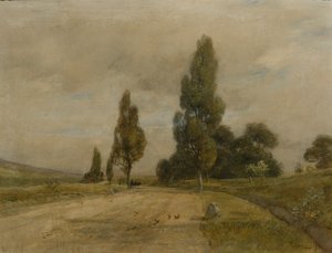 Gade nær Deutsch-Altenburg ved foden af ​​Turk