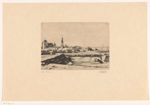 Veere (original titel på objekt) af Rudolf Schönberg (signed by artist)