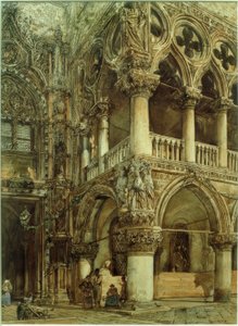 Dogepaladset i Venedig af Rudolf von Alt