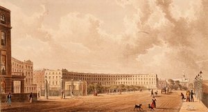 The Crescent, Portland Place, akvatint udgivet i 1822