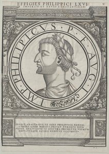 Den østromerske kejser Philippikos Bardanes (print) af Rudolph Wyssenbach