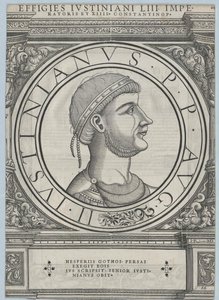 Kejser af det byzantinske rige Justinian I (print)