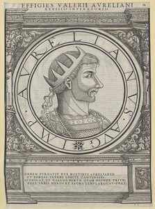 Den romerske kejser Aurelianus (tryk) af Rudolph Wyssenbach