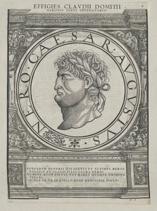 Den romerske kejser Nero (print) af Rudolph Wyssenbach