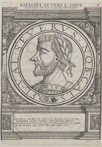 Den vestromerske kejser Libius Severus (tryk)