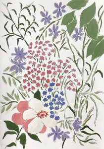 Farverige blomster i haven af Rushati Chowdhury