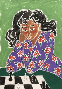 Den eftertænksomme skakspiller af Rushati Chowdhury