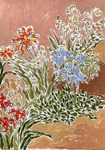 Farvestrålende haveblomster af Rushati Chowdhury