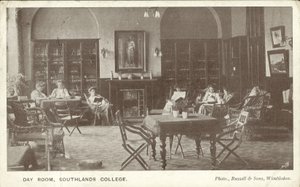 Dagværelse, Southlands College, Roehampton, London (s/h-billede) af Russian Photographer