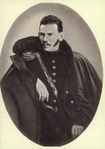 L N Tolstoj af Russian Photographer