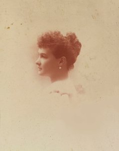 Marie Pavlovna de Russie - storhertuginde Maria Pavlovna af Rusland (1854-1920), anonym . Sølv gelatine fotografering af Russian Photographer