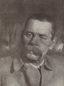 Maxim Gorky, russisk forfatter af Russian Photographer