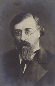 Nikolay Chernyshevsky (1828-1889), russisk filosof, socialist og revolutionær demokrat, slutningen af det 19. århundrede (s/h foto) af Russian Photographer