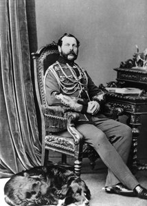 Portræt af kejser Alexander II af Rusland af Russian Photographer