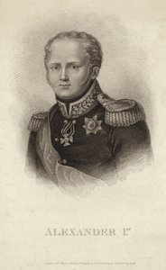 Alexander 1. - Kejser af Rusland (1777-1825) af Russian School