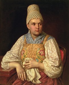 Portræt af Anna Petrovna Filatova, ca. 1840 (par 74387)