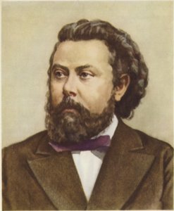 Portræt af Modest Mussorgsky af Russian School