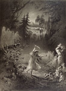 Forfærdelig hævn, 1874 af Russian School