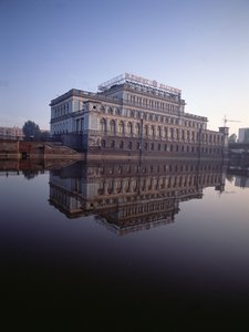 Udsigt over den gamle børs af Russian School
