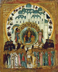 I Thee Joiceth, begyndelsen af det 16. århundrede. af Russian icon.