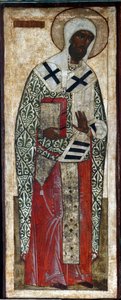 Sankt Leontius af Rostov, 1500-tallet. af Russian icon.