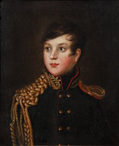 Portræt af prins Alexander Pavlovich Stroganov 1795-1814, ca 1812 af S.S. Svintsov