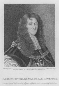 Aubery de Vere, XX og sidste jarl af Oxford (gravering)