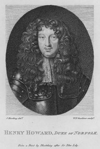Henry Howard, hertug af Norfolk (gravering) af S. (after) Harding