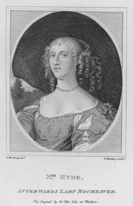 Mrs Hyde, bagefter Lady Rochester (gravering)