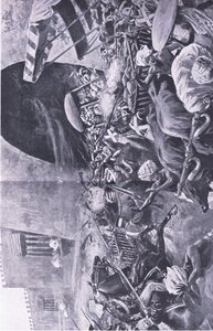 Indian Mytteri: Hvordan de kæmpede for at slå oprøret ned i Hindustan, illustration fra British Battles on Land and Sea, 1915