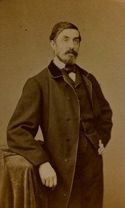 Portræt af Auguste Paul Charles Anastasi, fransk maler; visitkort (s/h foto) af S. Berthaud