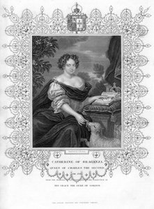 Katarina af Braganza, dronningkonsort af kong Charles II af England, 1800-tallet.