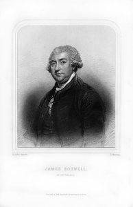 James Boswell, 9th Laird of Auchinleck, skotsk advokat, dagbogsskriver og forfatter, 1870. af S. Freeman