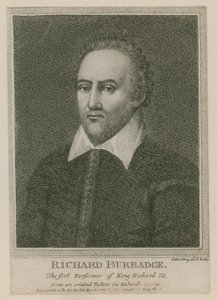 Richard Burbadge, den første performer af kong Richard III af S. Harding