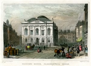 Sessions House, Clerkenwell Green, Islington, London, 1831.