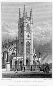 St Lukes Church, Chelsea, London, 1828.
