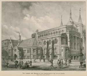 Biblioteket og museet for Corporation of the City of London; Guildhall af S. Rosenthal
