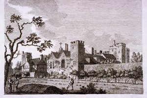 Have ved Lambeth Palace, London, 1786. af S Sparrow