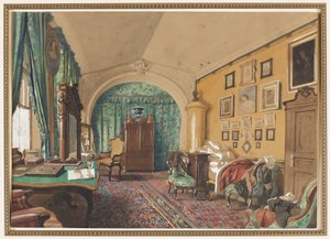 Interiør i en mands stue af S. Tolstoi