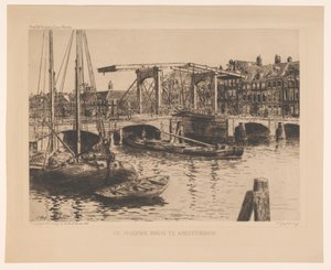 The Skinny Bridge i Amsterdam (original titel på objektet) af Salomon Garf