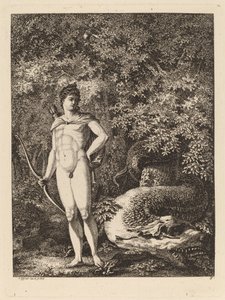 Apollo med bue og drage, 1771.