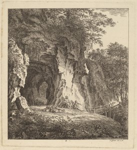 To hyrder i et klippelandskab, 1764.