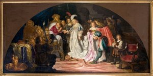 The Royal Double Betrothals eller Nuptials of 1502 af Salomon Koninck