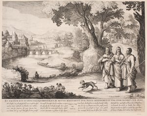 Pilgrimme til Emmaus af Salomon Savery
