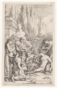 Genius af Salvator Rosa af Salvator Rosa
