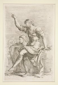 Diverse figurer (suite) af Salvator Rosa