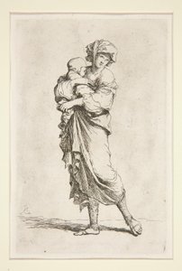 Diverse figurer (suite) af Salvator Rosa